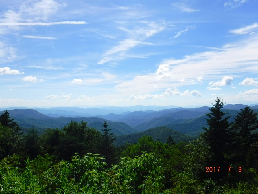 View from the Blue Ridge Parkway - North Carolina